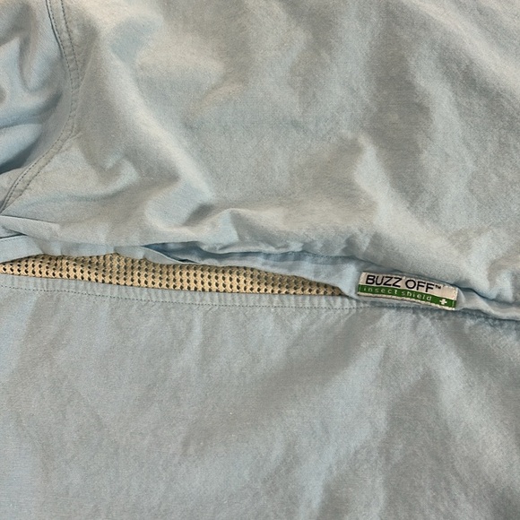 Exofficio Buzz Off Insect Shield Long Sleeve Hiking Camp Shirt Women's Large - Picture 12 of 15